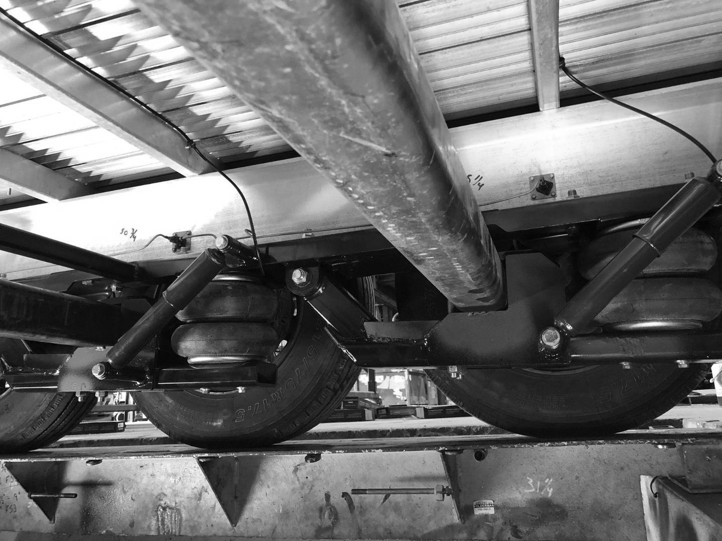 Air suspension air spring for semi-trailer trucks