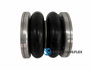 Aluminum cover rubber air spring used for industrial vibration isolation and heavy-duty machinery support